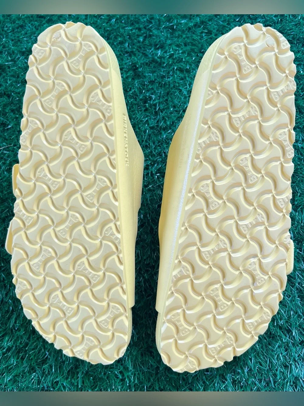 Birkenstock Arizona EVA Popcorn Yellow Sandals 40